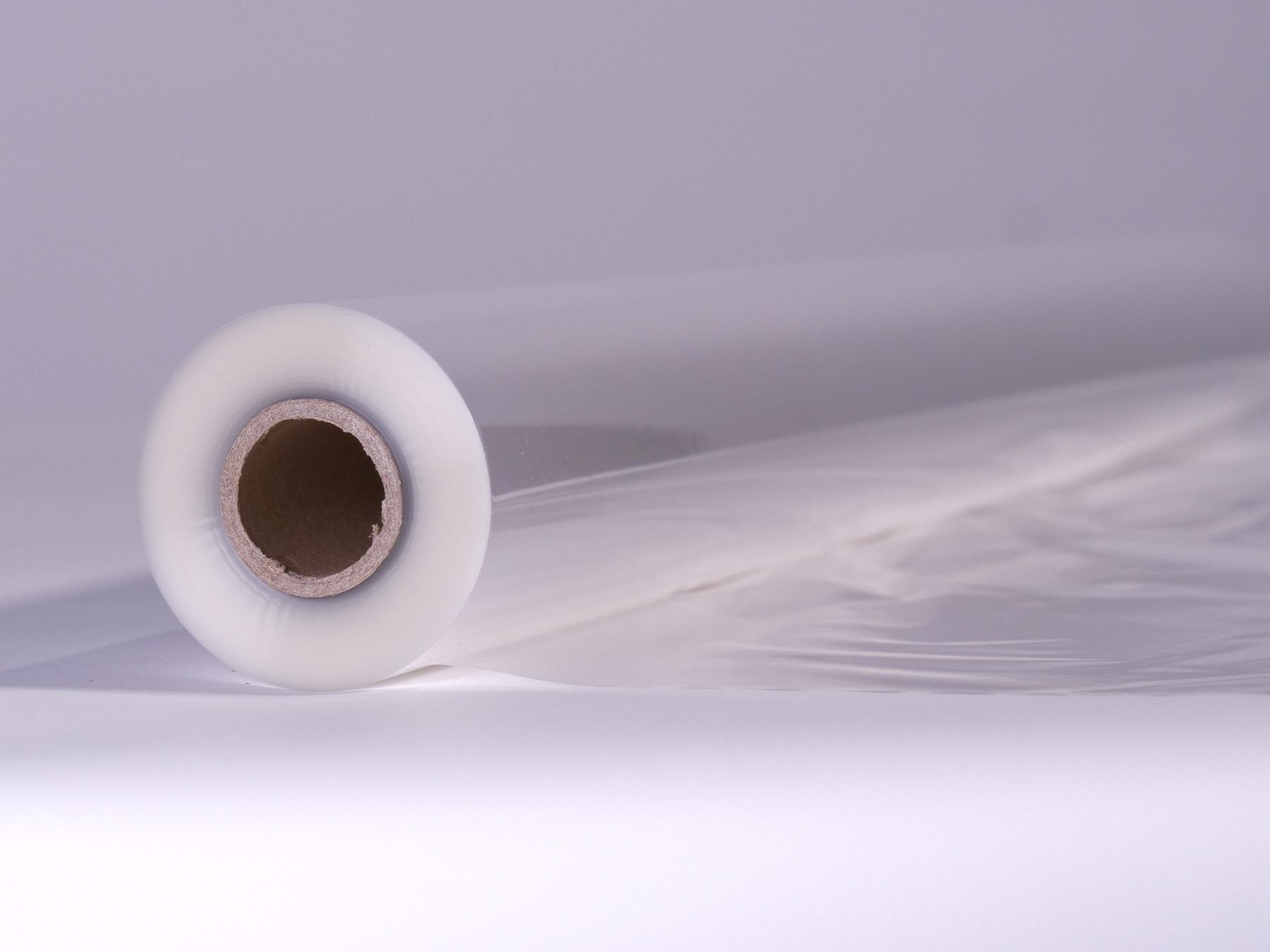 Detailansicht transparenter PP-Folie