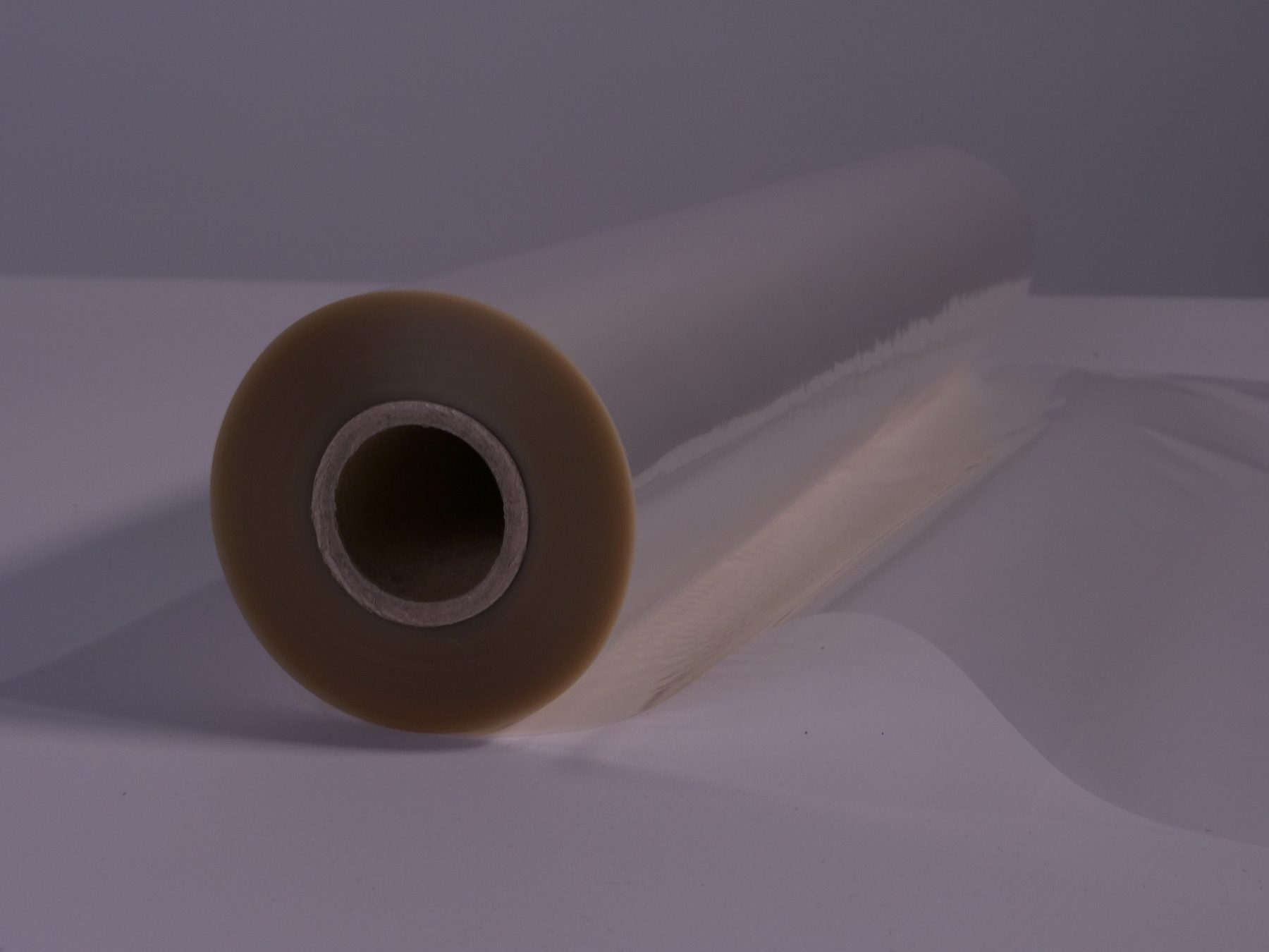 Transparente Zellglasfolie als Rollenware
